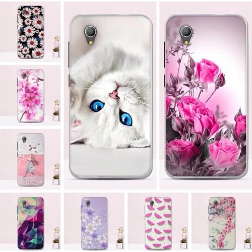 Case For Alcatel 1 Case Silicone Back Cover For Alcatel 1 2018 Cover Soft TPU Cute Funda For Alcatel 1 Phone Cases Flower Cover
