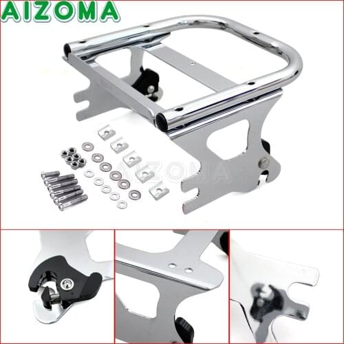 Motorcycle Two-up Tour Pack Luggage Rack For Harley Touring Road King FLHR Road Glide FLTRX Street Electra Glide FLH 1997-2008