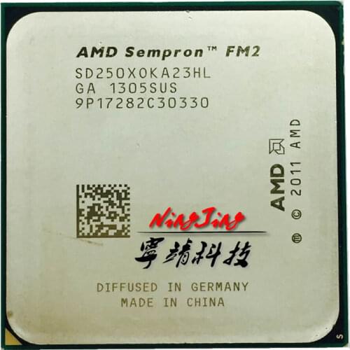 AMD X2 Sempron 250 X2 250 3.2 GHz Dual-Core CPU Processor SD250XOKA23HL Socket FM2