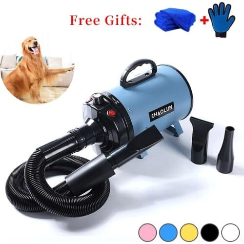2021 New Dog Dryer Pet Dog Dryer Hair Dryer For Dogs Water Blowing Machine For Large Dogs Thermostatic