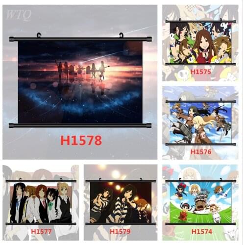 K-ON! Yui Azusa Tsumugi Mio Ritsu HD Print Anime Posters Canvas Painting Wall Decor Posters Wall Art Picture Home Room Decor