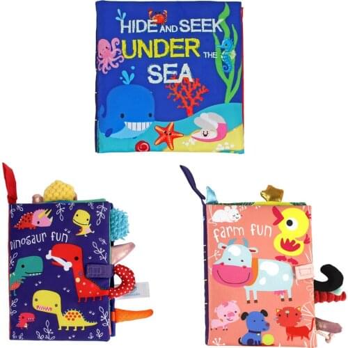 Early Education Cloth Book Parent-child Interaction Infant Tear Resistance Non-toxic Toy Enlightenment Book