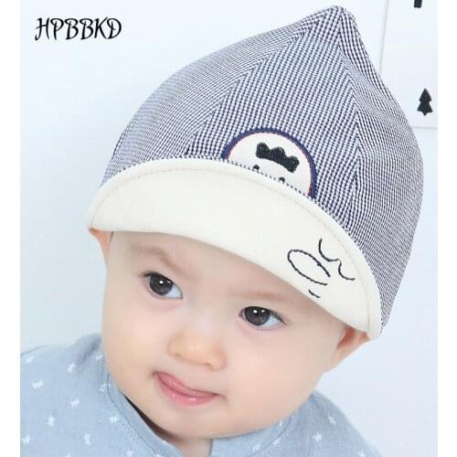 HPBBKD Fashion Baby Girl Boy Hat Newborn Infant Toddler Cap Girl Boy Unisex Cotton Baseball Cap Kids Hat Children Sun Hats GH543