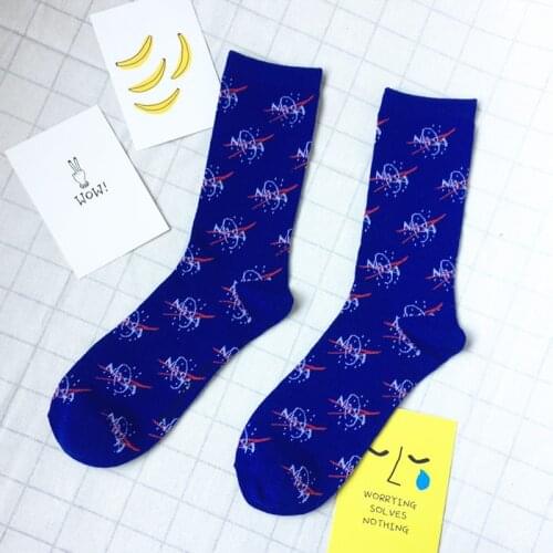Happy Socks bamboo fiber creative sweat absorption deodorant male socks novelty Harajuku casual design Christmas Calcetines