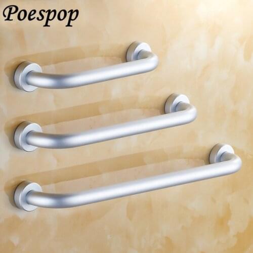 POSEPOP Aluminum Space Bathroom Disabled Handrail Bathroom Accessories Care for Elders 30/40/50 CM Handle Grab Bars