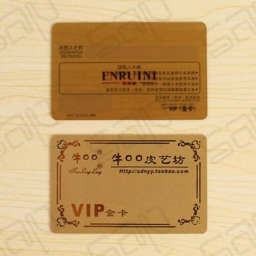 Durable Plastic Credit Card Business Card Printing PVC Card MOQ 100 pieces per design (SAP-CBC001)