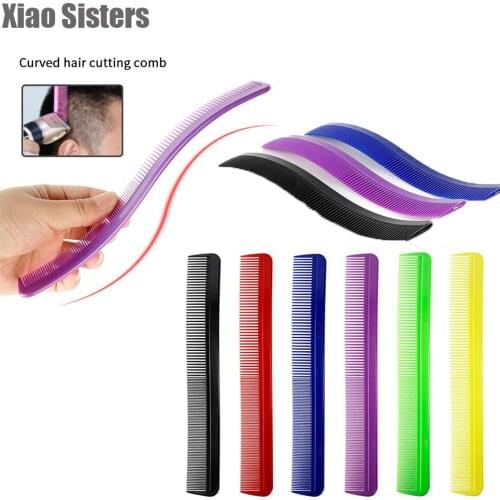 1pc Professional Curved Combs Curved Hair Cutting Comb Brush Anti-static Salon Hair Care Styling Tool Barber Comb Salon Supplies