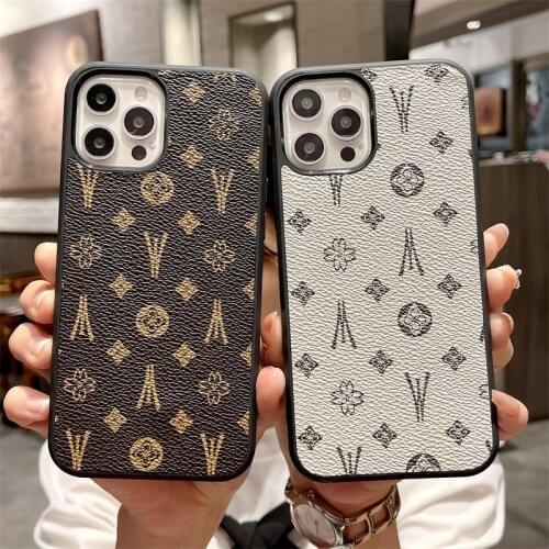 Luxury Brand vintage Geometric Lattice Phone Case For iPhone 12mini 11 Pro SE 7 8Plus XR Xs Max Cover For samsung S10 S20 Plus