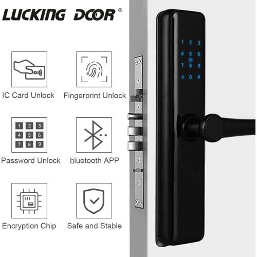 TTlock App WiFi Smart Digital Keypad Code Door Lock Smart Bluetooth APP Electronic Door Lock For Home Hotel Apartment
