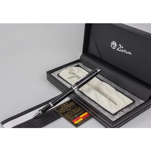 Picasso 912 Brand New Daphne Pimio Metal RollerBall Pen Black Barrel And Silver Clip Exquisite Writing Pen W/Gift Box