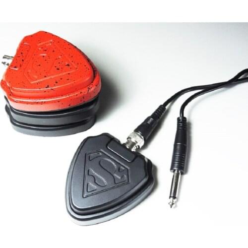 Super Man SP Heavy Duty Tattoo Footswitch Tattoo Pedal For Tattoo Power Supply RCA Connection