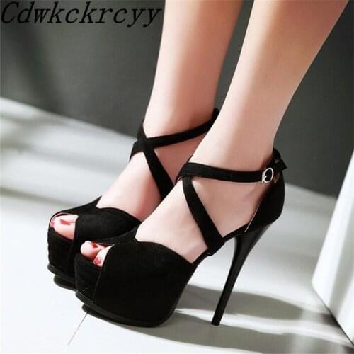 Spring Autumn New pattern fashion Blue Patchwork Fish mouth black sexy Suede High-heeled Waterproof banquet marry Women Shoes