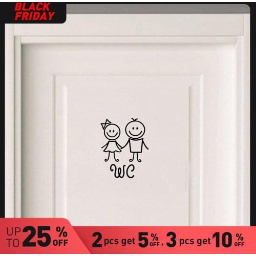 Custom Toilet Wall Stickers Decorative Sticker Home Decor Toilet Wall Sticker Bathroom Vinyl Kitchen Wall Stickers Wallpaper