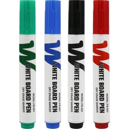 10PCS/Set White Board Pen Dry Erase Marker Blue Black Red Green Stationery Office School Supplies