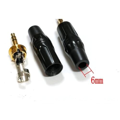 1000pcs Stereo 3.5mm 3 Pole Repair Headphone Jack Plug Connector Cable Audio Adapter Connector Audio Jack 3 5mm Plug