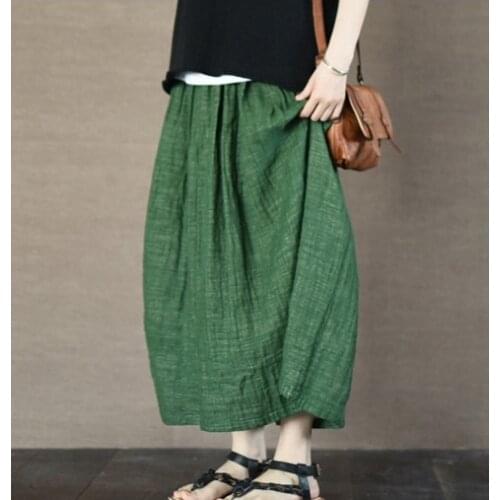 2014 New arrival sweet style Temperament elastic waist plain knit full-Skirts Ladys half Skirts 17506-9