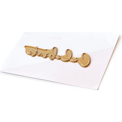 Alphabet Metal Pieces Cutting Dies Scrapbook Dariy Decoration Stencil Embossing Template DIY Greeting Card Handmade