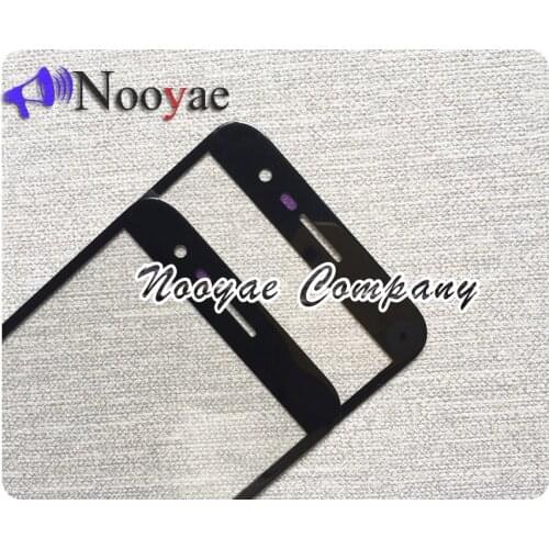 Black Front outer Glass Screen For LG K10 2018 / K11 / K11 Plus K30 X4+ X4 Plus X410 Glass Lens (Not touch Digitizer ) + Track