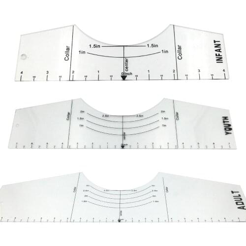 HOT T-Shirt Ruler T-Shirt Alignment Tool Ruler for Vinyl Decals Vinyl T-Shirt Ruler Guide Sublimation Designs on T-shirt