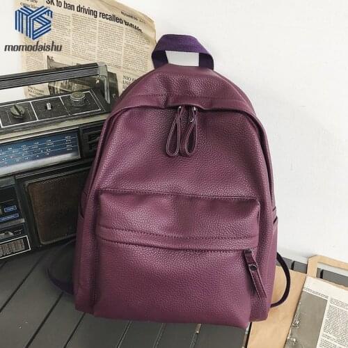 Fashion Women Backpack High Quality PU Leather Youth Backpacks For Teenage Girls Female School High Capacity Bagpack Mochila