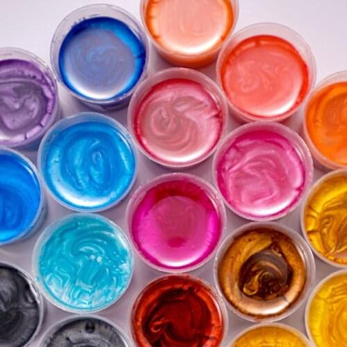 20pc Pearlescent powder Epoxy Resin Dye Pearl Pigment Natural Mica Mineral Powder