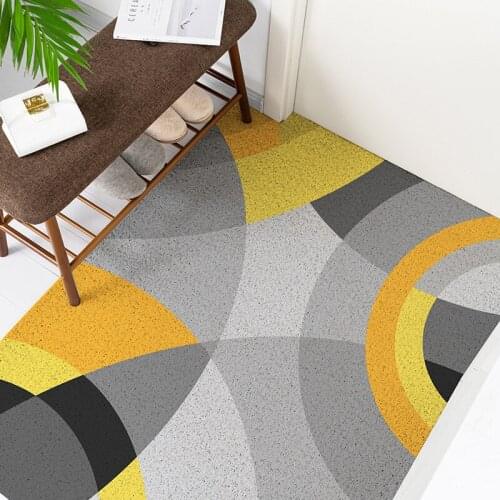 Home Entrance Doormat Carpet Door Mat Silk Loop Mat Nordic Minimalist Anti-Slip Indoor Bathroom Can be Custom Size Mats