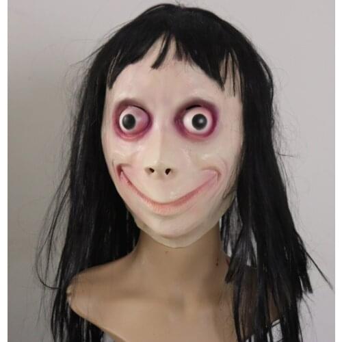 Scary Silicone Halloween Cosplay Mask Creepy Costume Party Unique Funny Cosplay Props Costume Masquerade Horrify Scary Prop