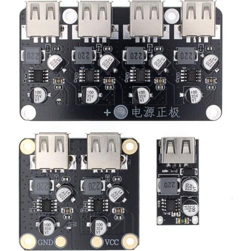 10PCS USB QC3.0 QC2.0 USB DC-DC Buck Converter Charging Step Down Module 6-32V 9V 12V 24V to Fast Quick Charger Circuit Board 5V