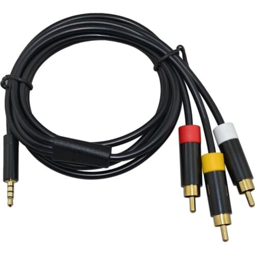10 pcs 3RCA AV Audio Video Cable for Xbox 360 E