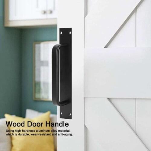 2Pcs/Set Aluminum Alloy Door Pull Handle Hardware Accessory for Balcony Sliding Door Handle Wood Door