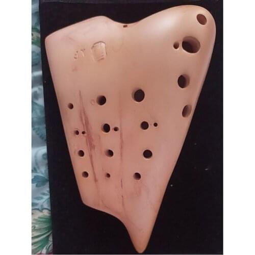 3 pipes ocarina AG tone Ceramic flute alto G With Bag great sound professional performance