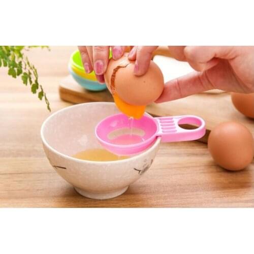 5pcs/lot Egg Separator White Yolk Sifting Home Kitchen Chef Dining Cooking Gadget Egg Divider Egg Tools NX 032