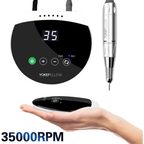 New Upgrade 35000RPM Electric Nail Drill Machine For Acrylic Nail Gel Polish Efile Nail Sander Nail Art Salon Manicure Machine