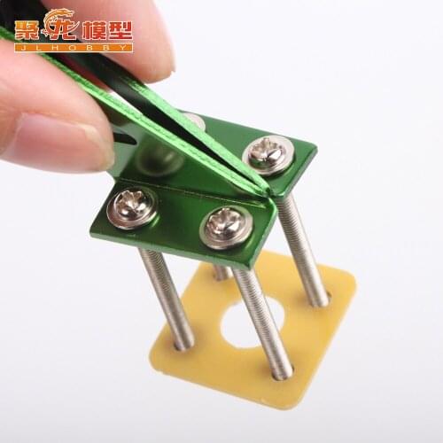 Free Shipping 6Star Hobby Aluminum Alloy Control Horn Set D3*L24*L25*H33mm with 4 Screws For RC Airplane Model