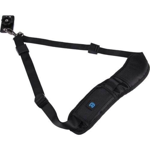PULUZ Quick Release Anti-Slip Soft Pad Nylon Single Shoulder Camera Strap with Metal Hook for SLR / DSLR Cameras