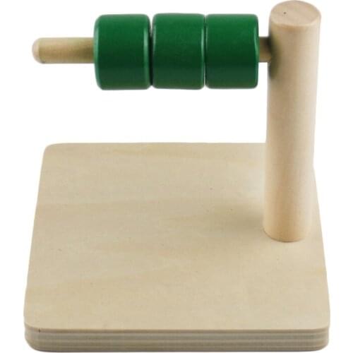 Wooden Montessori Materials Sensorial Coin Cylinder Cube Box Montessori Early Childhood Education Preschool for Children E1846F