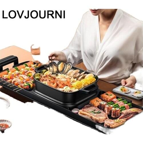 Raclette Izgara Electrica Kamado Kebab Parrilla Camping Barbacoa Mangal Barbecue for Outdoor Churrasqueira Electric Bbq Grill