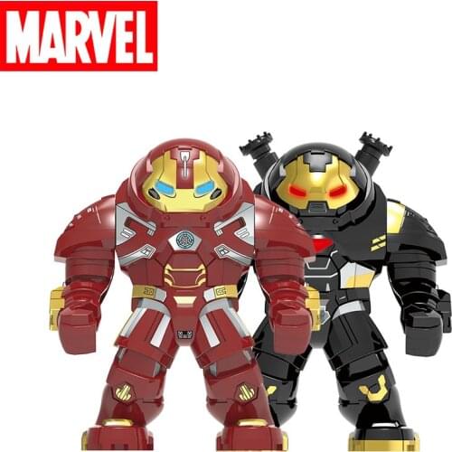 7.5 CM Marvel Hulkbuster War Machine Figure Blocks Cartoon Anime Figure Black Hulk Buster Building Bricks Toys for Children