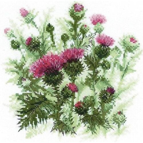 2021 Gold Collection Embroidery Thistle Funny Sayings in Cross Stitch with 100% Cotton Flosses & Free Shipping for Wall Decor