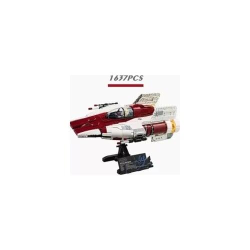 New 1673PCS Star Space UCS RZ-1 A-wing Fighter Interceptor Starfighter wars Fit 75275 Model Building Block Bricks Toy Kid Gift