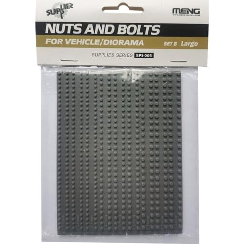 Meng Model SPS-006 SET B LARGE NUTS AND BOLTS FOR VEHICLE/DIORAMA