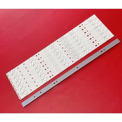 New 5set=40pcs 5LED 405mm LED strip For Polaroid TQL43F4PR001 43E3500 5800-W43001-3P00 E465853 02K03177A RDL430WY RDL430FY