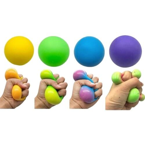 New Soft Stress Relief Dough Balls Colors Changing Stress Ball For Kids And Adults