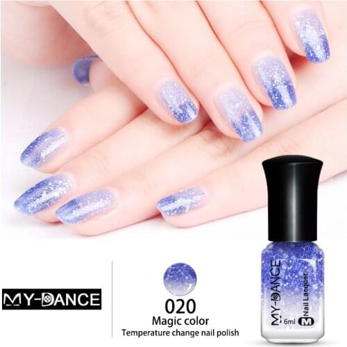 Nail Supplies For Professionals Water-based Temperature Colour Changing Nail Polish Non-toxic Thermal Fashion Manicure To