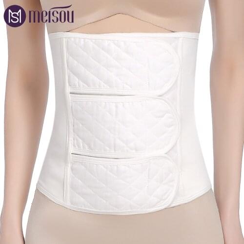 Meisou Men and Women Adjustable Elstiac Waist Support Belt Lumbar Back Support Exercise Belts Brace Slimming Belt Waist Trainer