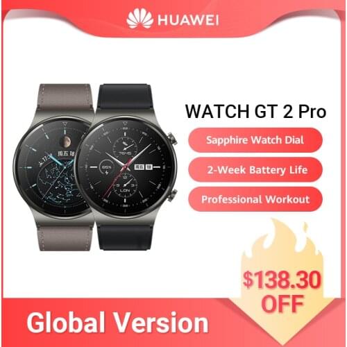 HUAWEI WATCH GT 2 Pro SmartWatch 14 Days Battery Life Sapphire Dial Watches Wireless Charging Smart Watch Man & Woman GT2 Pro