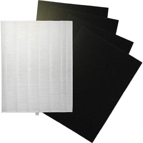 Replacement HEPA Filter with Carbon Pre Filter Suitable for Honeywell HPA100 Air Purifier 1 HEPA + 4 Carbon Filters