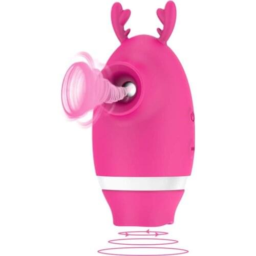 Triple Pleasure Cunnilingus Stimulator 3 in 1 Sucking Massager with 5 Powerful Modes Sucker Exciting Oral Sex Toys for Adult