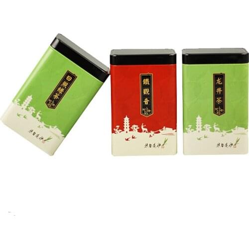 Xin Jia Yi Packaging Manufacturing Metal Tin Handle Colorful Food Grade Lunch Tea Tin Box