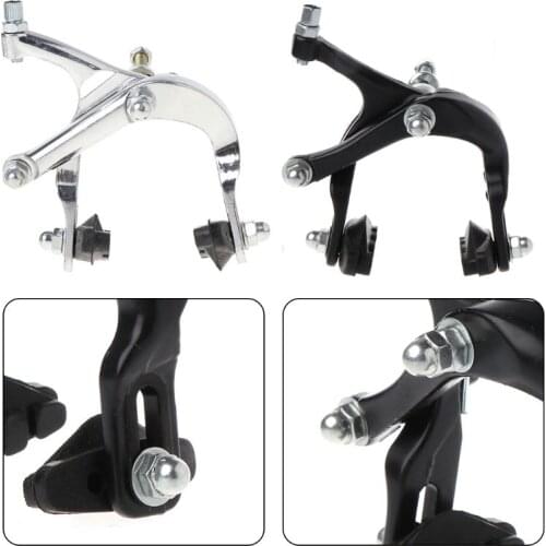 Bicycle Brake Caliper Front Aluminum Alloy Road Bike MTB Long Arm Anodized Fixed